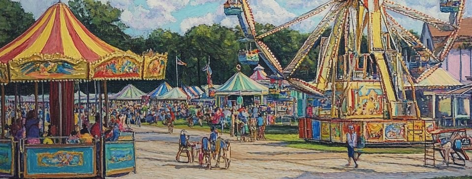 The header image on the County Fairgrounds schedule
